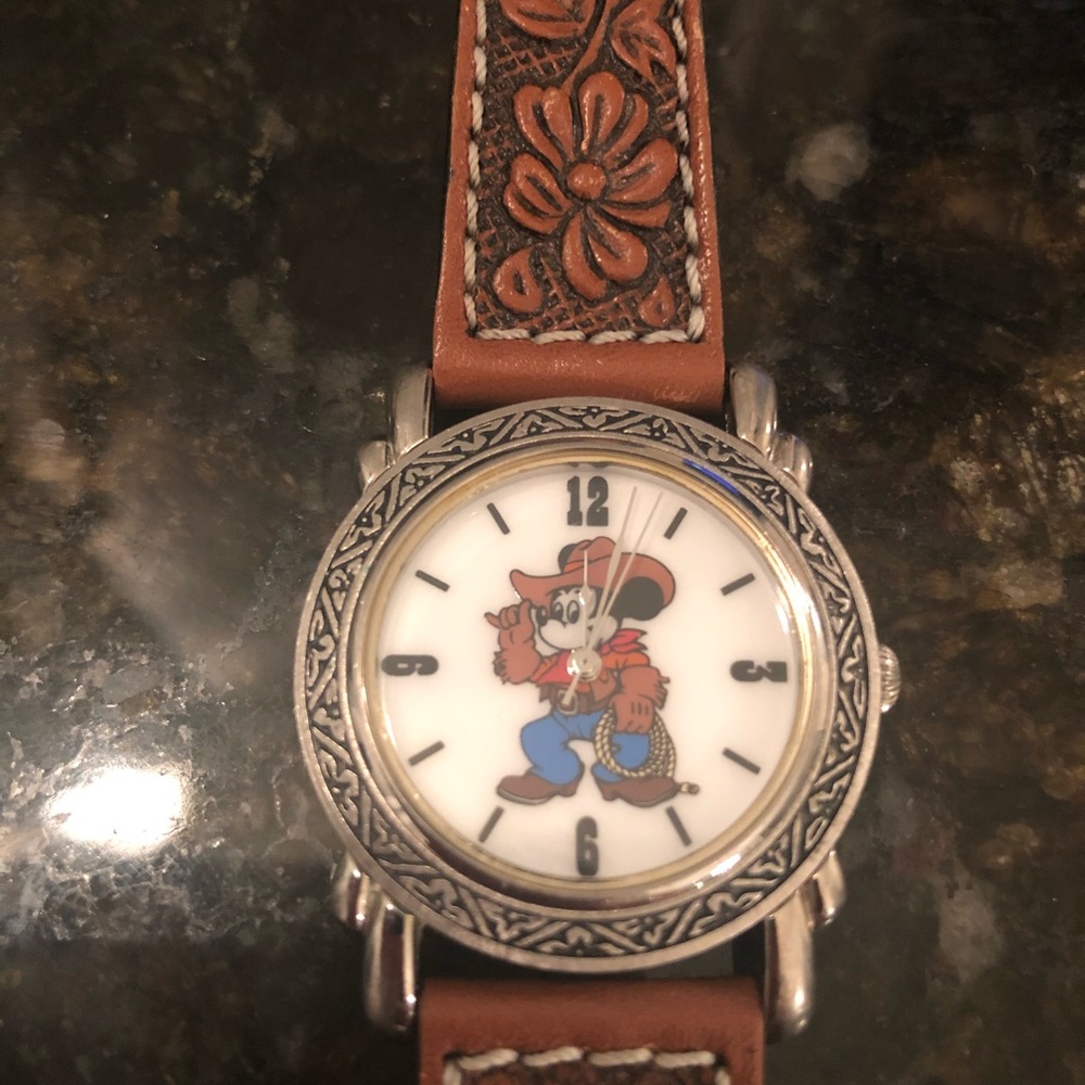 Very rare cowboy Mickey Mouse watch